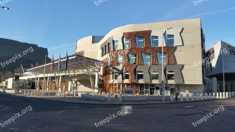 Edinburgh Scotland Scottish Parliament National Parliament Free Photos