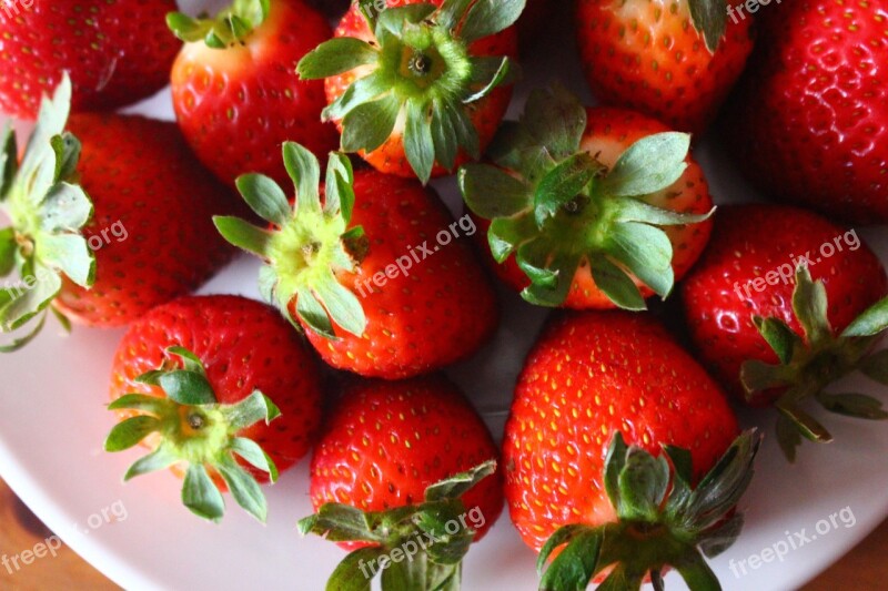 Strawberry Berry Fruit Food Fresh