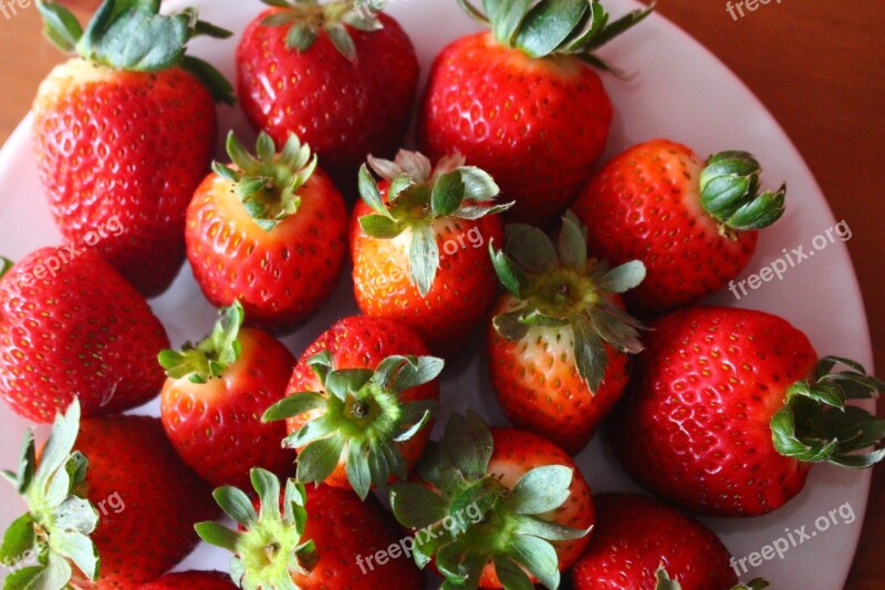 Strawberry Fruit Red Red Color Food