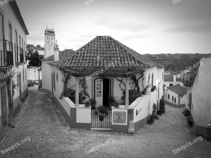 óbidos Portugal Historic Center Historically Tourism