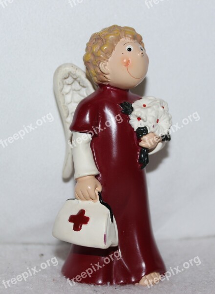 Angel Figure Deco Get Well Soon First Aid Luggage