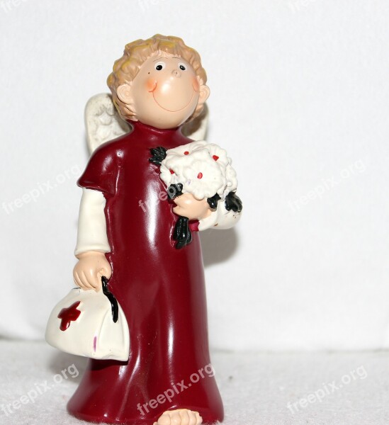 Angel Figure Deco Get Well Soon First Aid Luggage