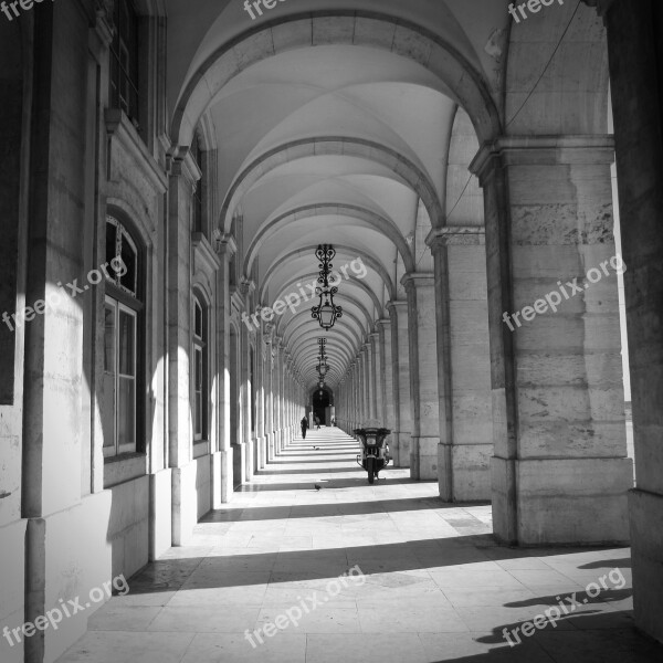 Lisbon Portugal Passage Historic Center Free Photos