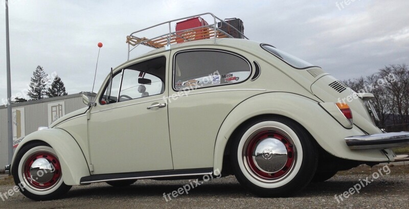 Vw Beetle Auto Oldtimer Vehicle