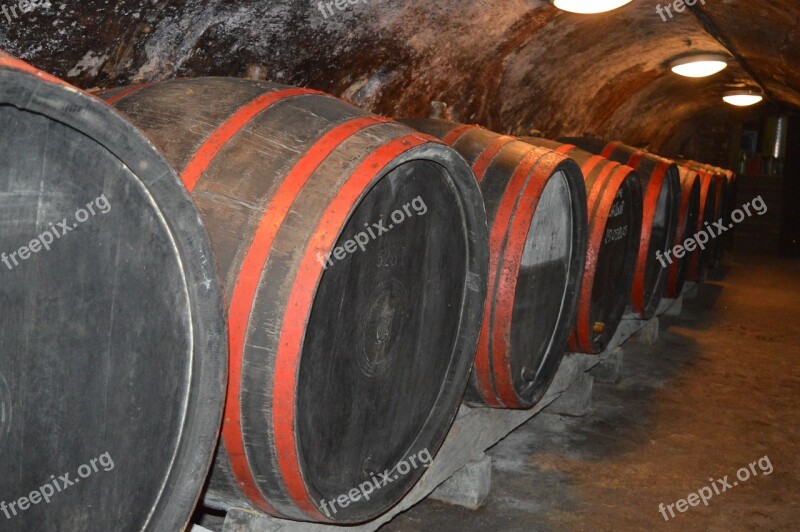 Wine Wine Barrels Wine Cellar Wine-cellar Wine-barrel