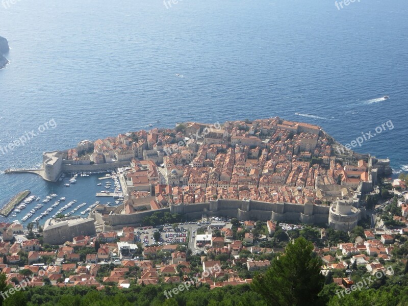 Dubrovnik Croatia Walled City Free Photos