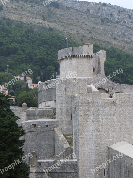 Dubrovnik Croatia Walled City Free Photos