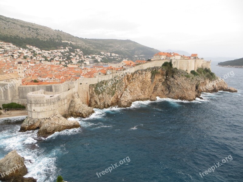 Dubrovnik Croatia Walled City Free Photos