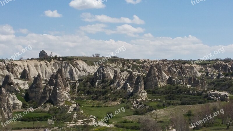 Turkey Cappadocia Rocky Valley Free Photos