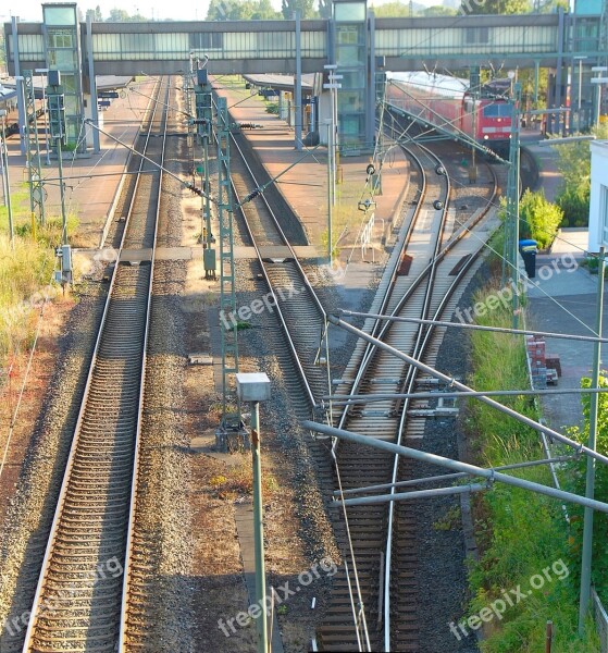 Railway Station Gleise Emden Rails Railway