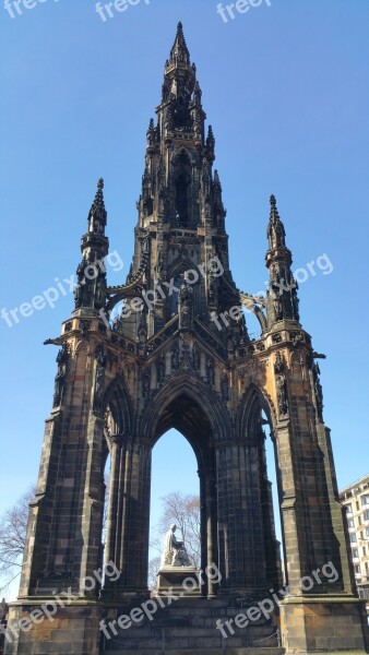 Edinburgh Scotland Sculpture Free Photos