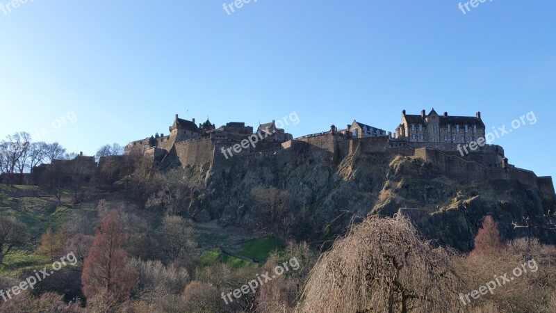 Edinburgh Scotland Castle Free Photos