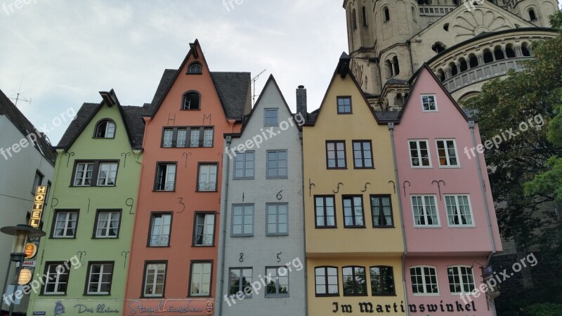 Cologne City Germany Houses Free Photos