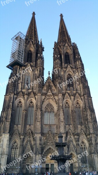 Cologne City Germany Cathedral Free Photos