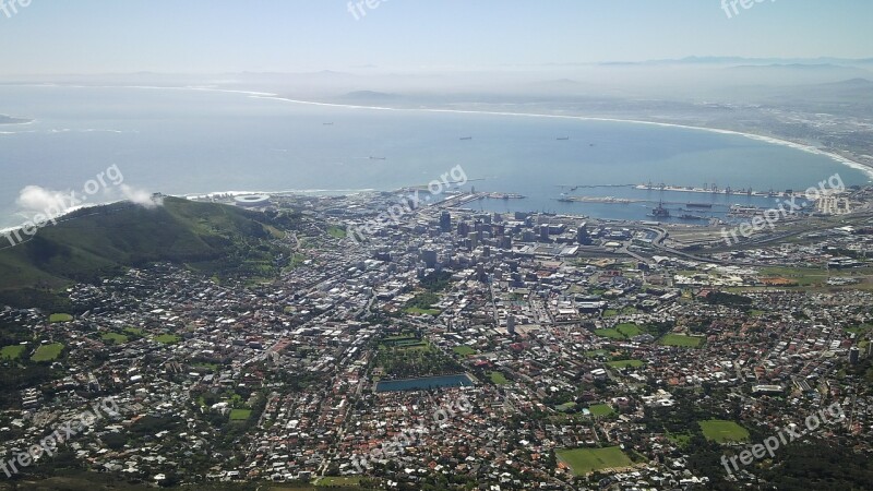 Cape Town Harbour Beauty Cityscape Free Photos