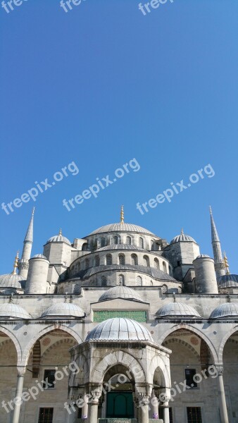 Istanbul Blue Mosque Mosque Landmark Islam