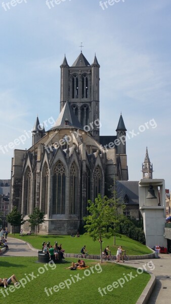 Ghent Church City Centre Gent Free Photos