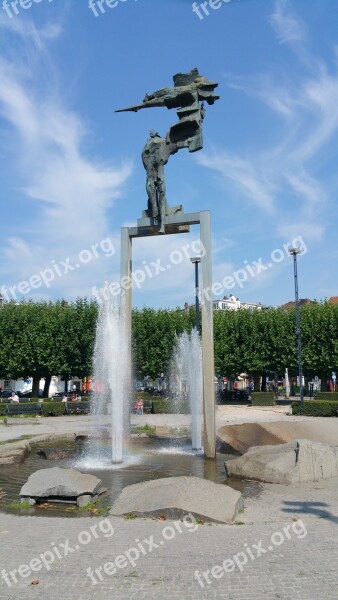 Ghent Statue Water Gent Free Photos