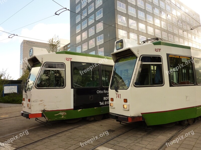 Rotterdam Tram Flat City Transport