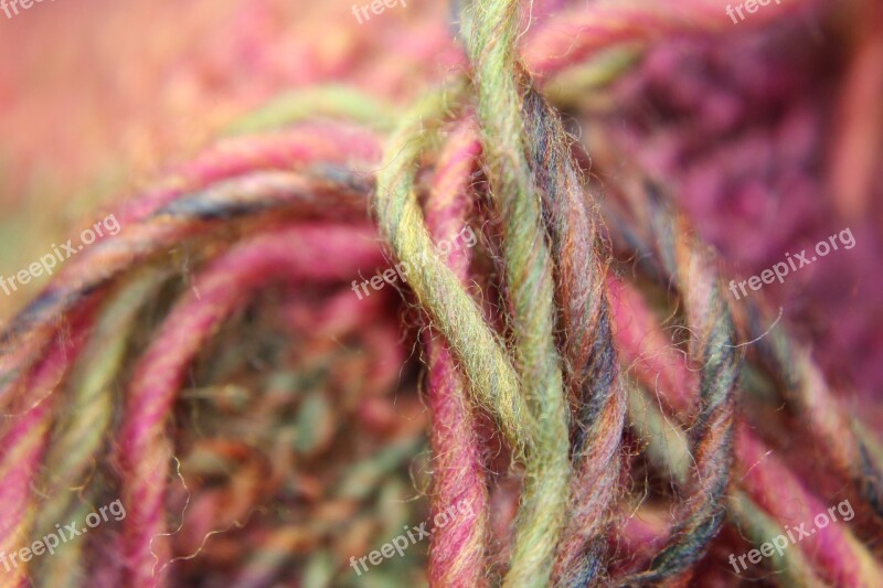 Wool Threads Yarn Hand Labor Knit