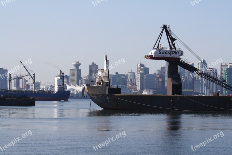 North Vancouver Waterfront Harbour Cityscape