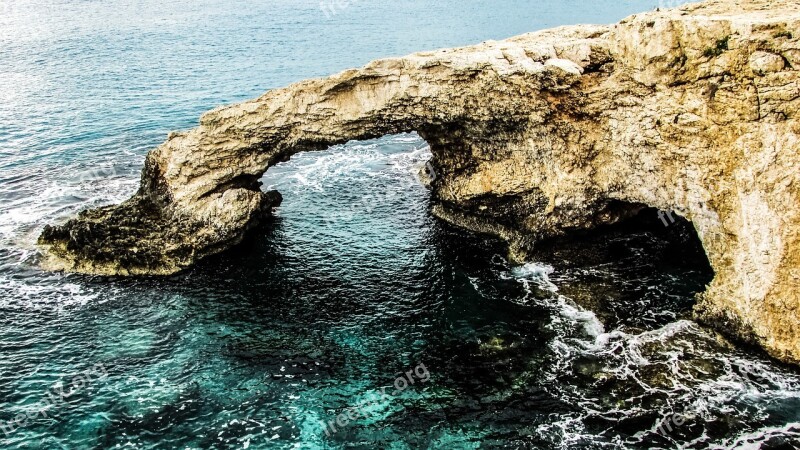 Cyprus Ayia Napa Natural Arch Sightseeing Free Photos