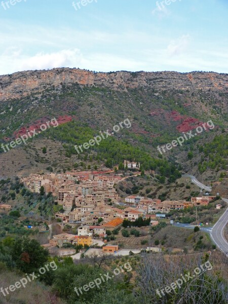 People Landscape Priorat Vilella Baixa Village