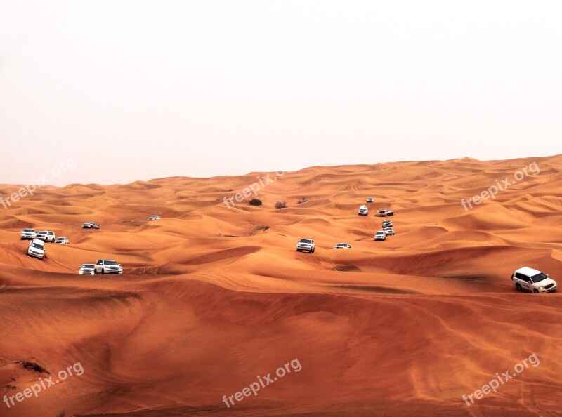 Dubai Sahara Travel Dunes Desert