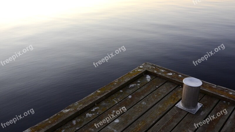 Surface Lake Pier Pond Water