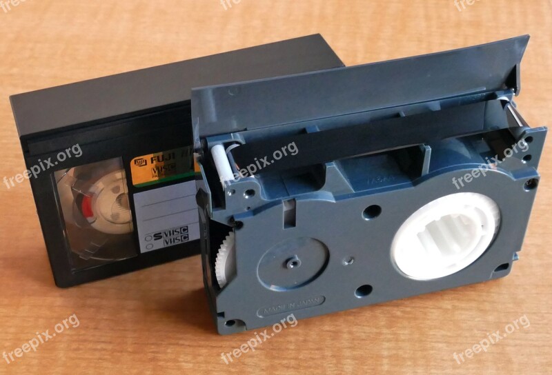 Vhs Video Cassette Media Old