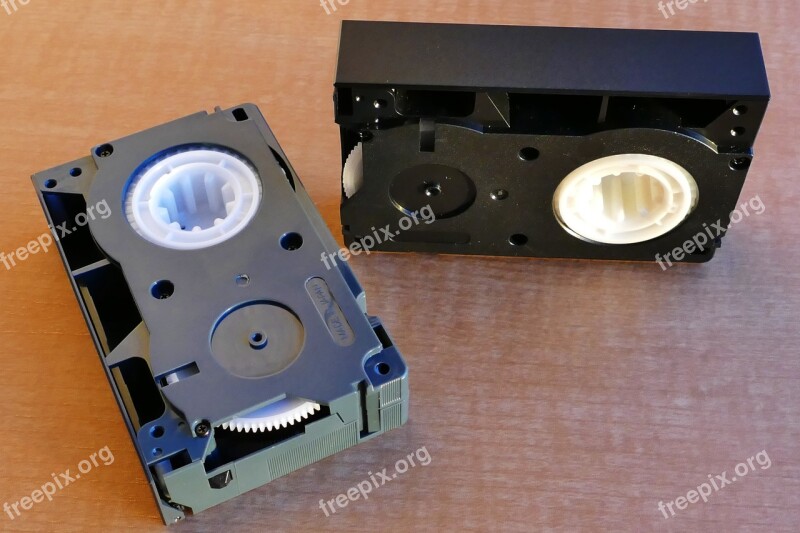 Vhs Video Cassette Media Old