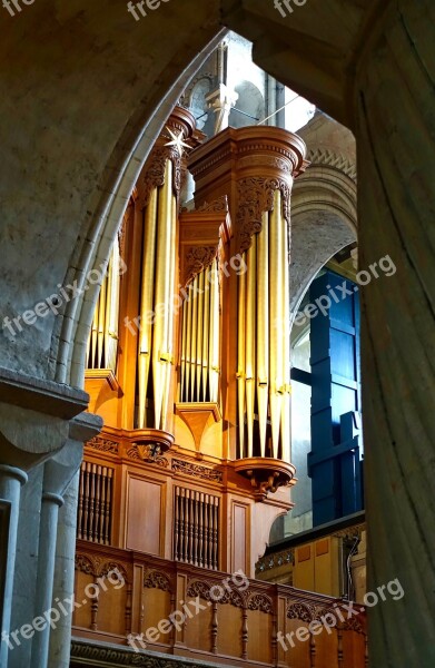 Organ Norwich Cathedral Historic Musical Pipes