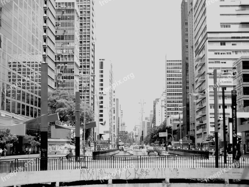 City Paulista Brazil Brasil São Paulo