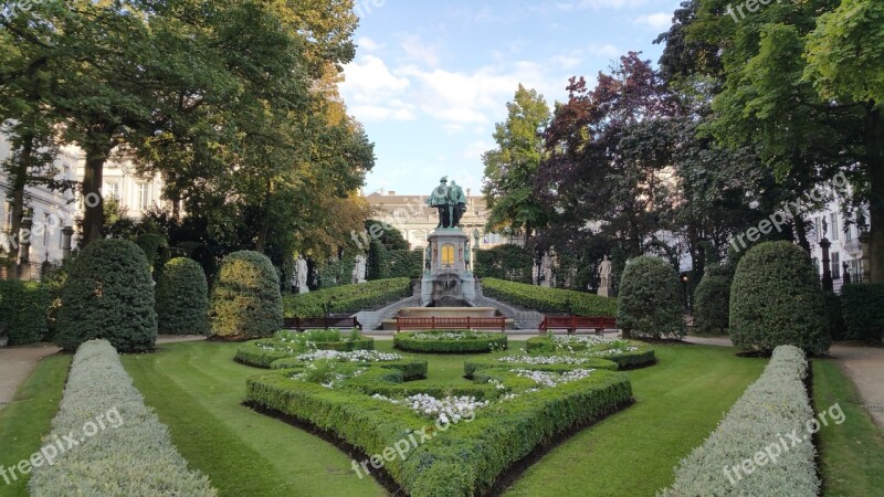 Petit Sablon Park Sablon Gardens Belgium