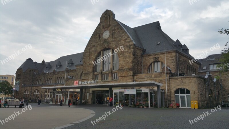 Aachen Germany Stone Train Station