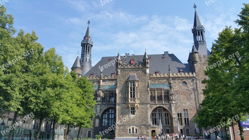 Aachen Charlemagne City Hall City Gothic