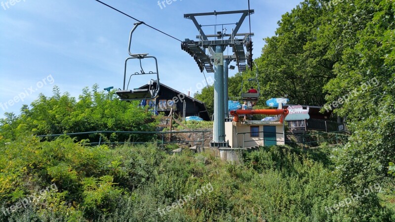 Vianden Luxembourg Hill Chair Lift Free Photos