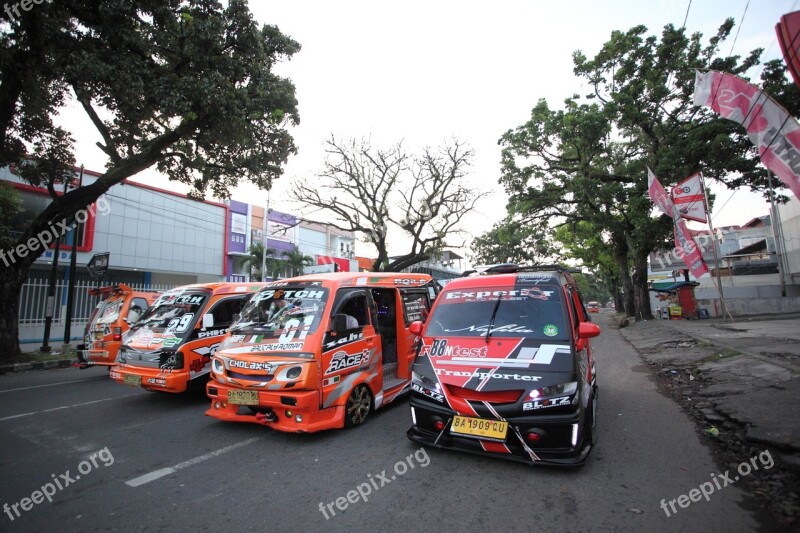 Padang Public Transport Indonesia Car Modification Original