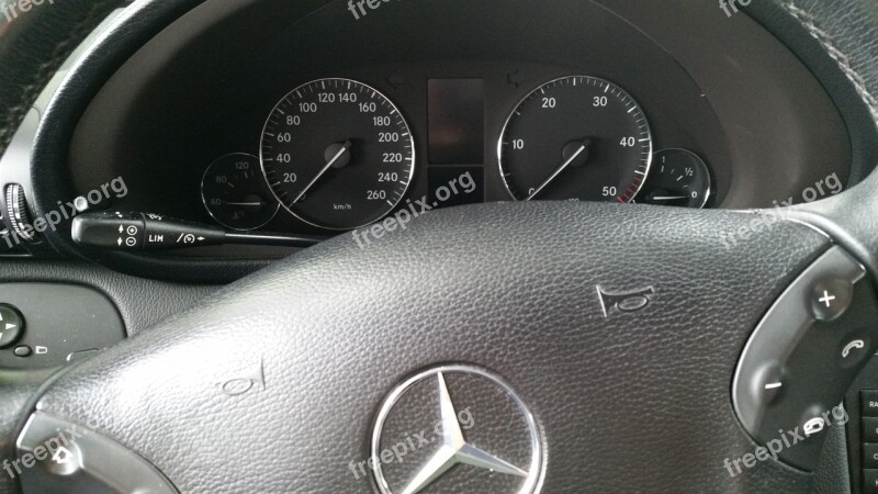 Car Speedometer Wheel Mercedes-benz Vehicle