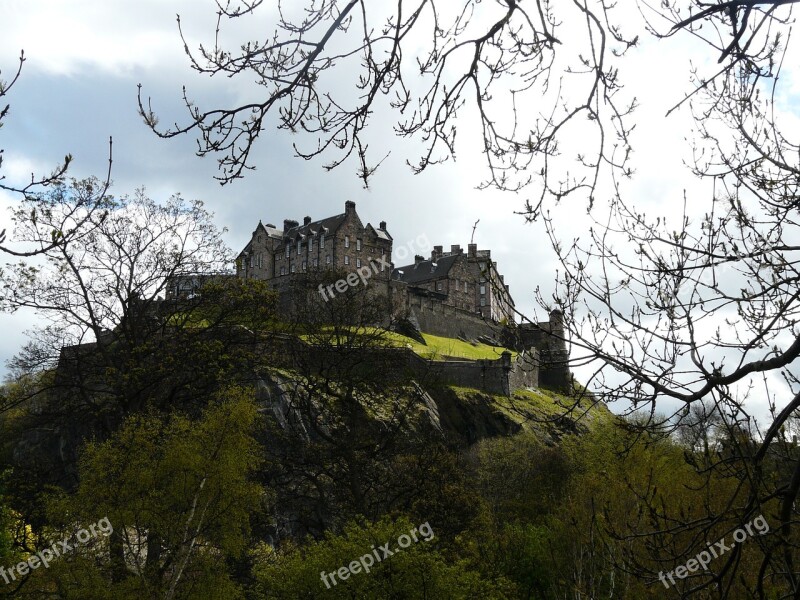 Castle Hill Edinburgh Scotland Monument