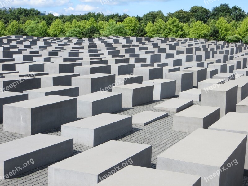 Berlin City Germany Holocaust Memorial