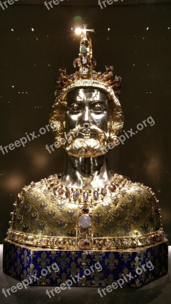 Aachen Charlemagne Gold Gold Mask Free Photos