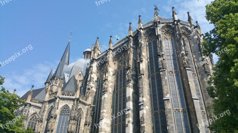 Aachen Charlemagne Cathedral Church Free Photos