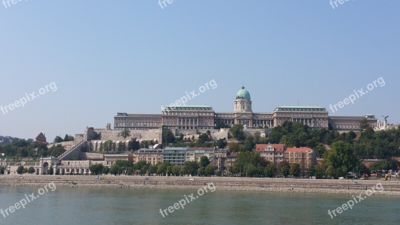 Budapest Buda Castle Danube Landmark Hungarian