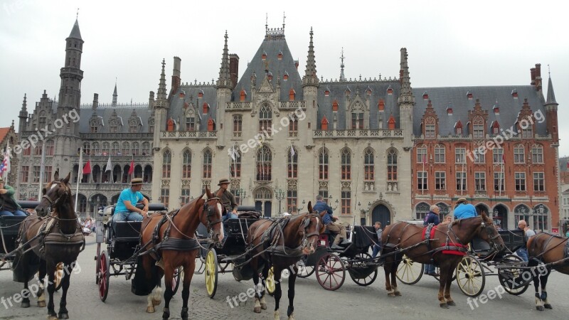 Bruges Belgium Canal Brugge Medieval