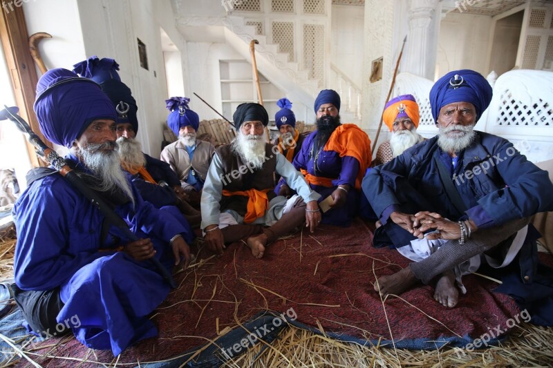 India Anandpur Sahib Festival Holla Mohalla Man