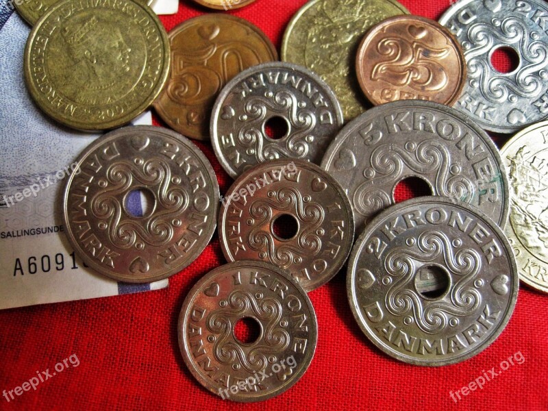 Danish Coins Danish Kroner Danish Currency Danish Danish Money