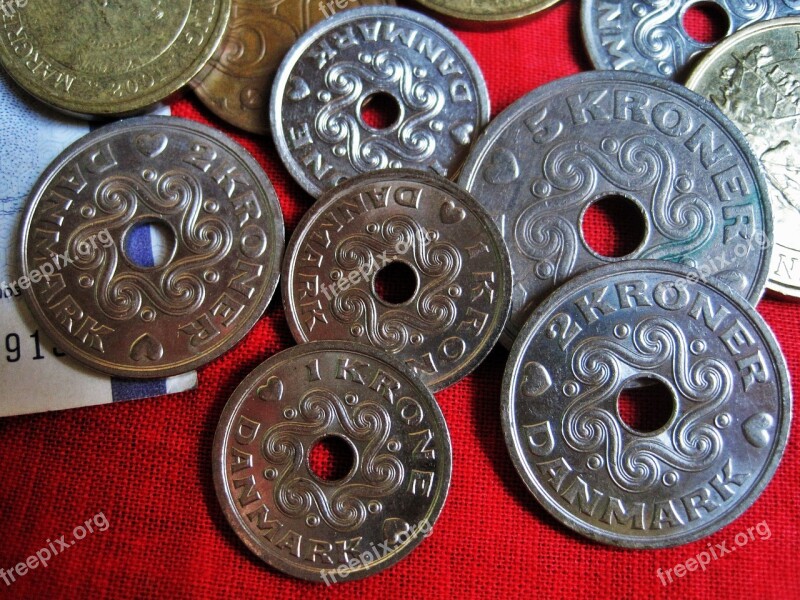 Danish Kroner Danish Currency Danish Coins Danish Danish Money