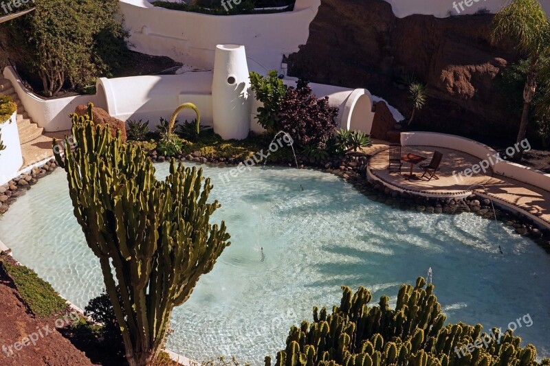 Museum Lagomar Pool Plant House Lanzarote