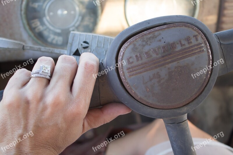 Chevrolet Dash Old Antique Truck